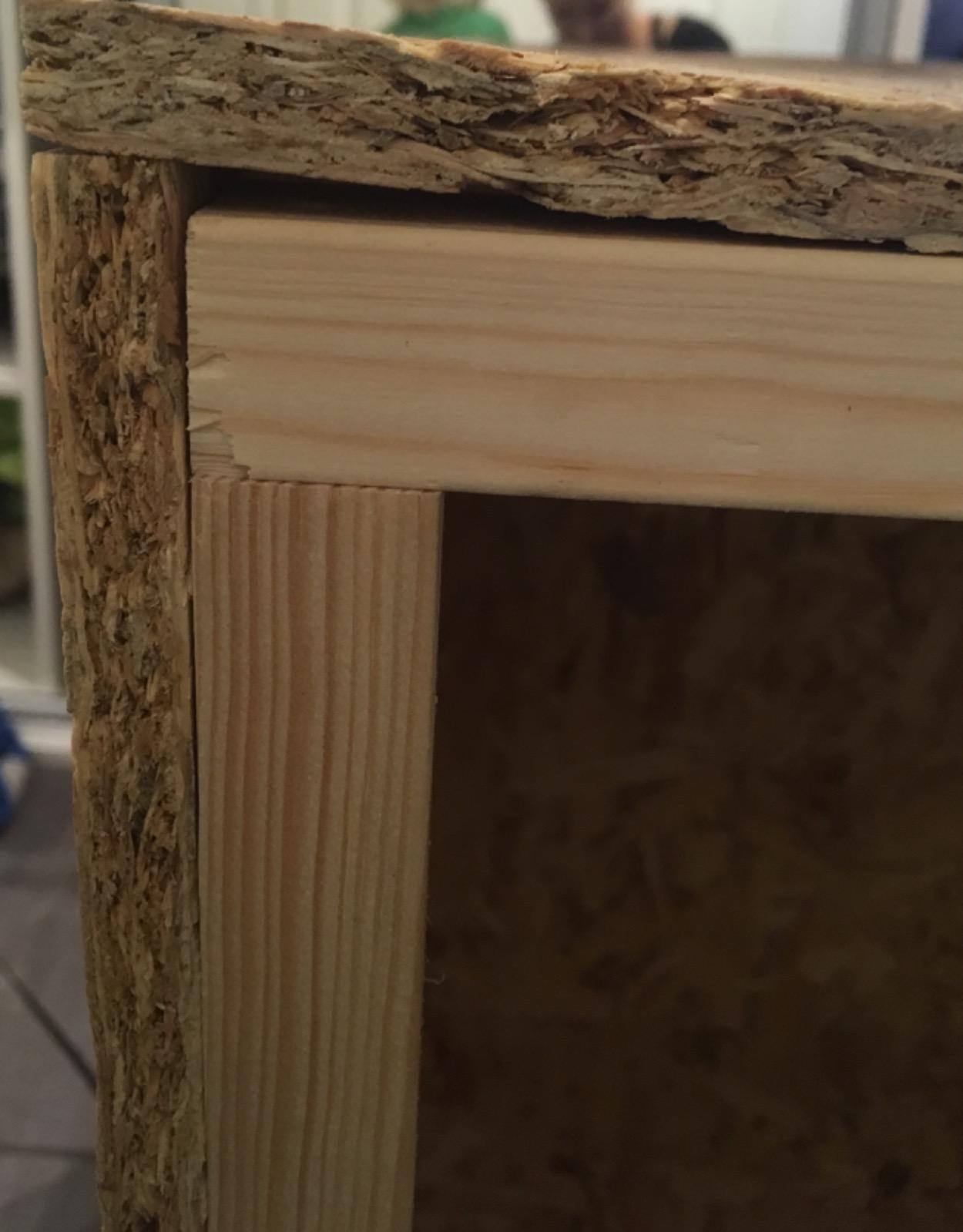 Repiterra Holzterrarium 120x60x60 cm OSB belüftet