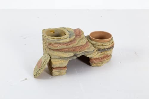 ReptiZoo Hideout Versteckhöhle TB14 3in1 mit Schale