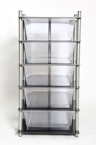 M&S Reptilien Rack System Adult Rack 5 Wannen mit Heizmatten