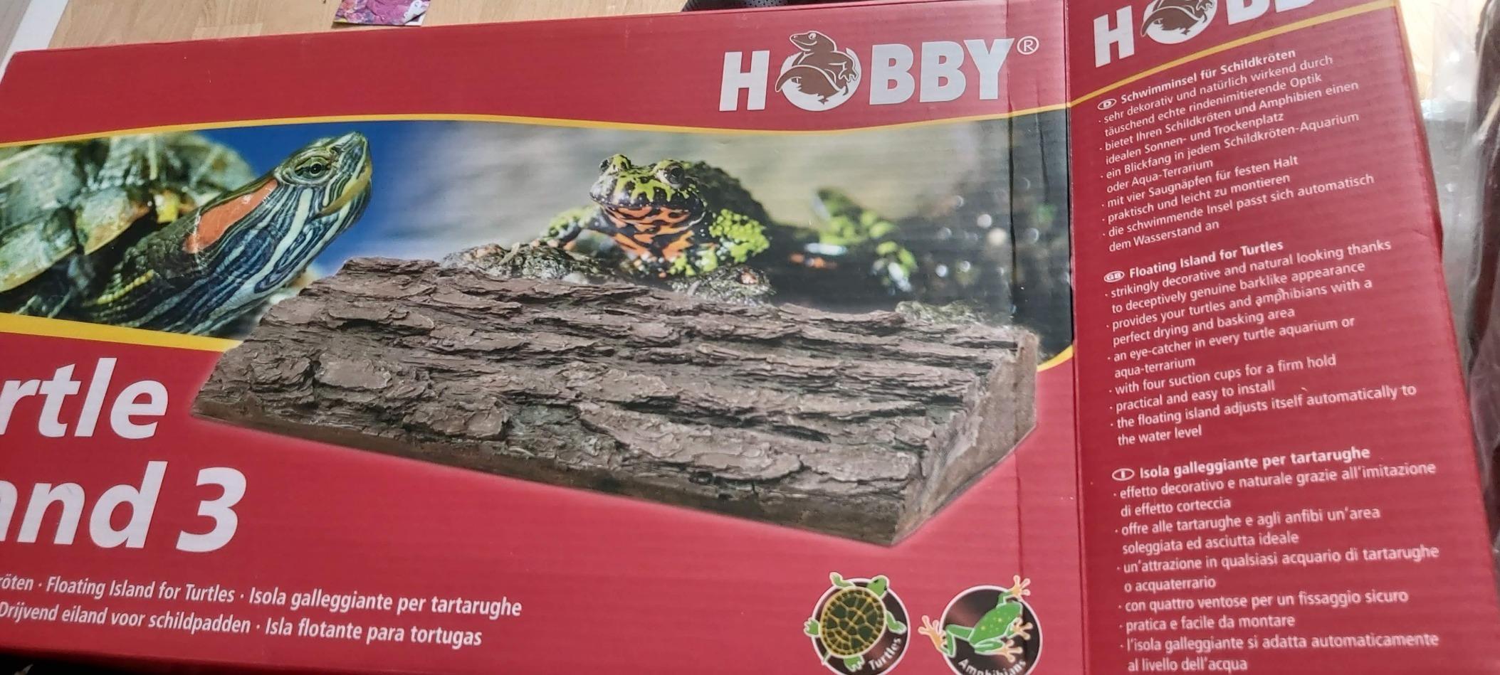 Hobby Turtle Island 3 Schwimminsel 40,5x22 cm Fels
