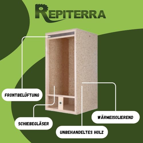 Repiterra Hoch-Terrarium 60x120x60 cm Frontbelüftung