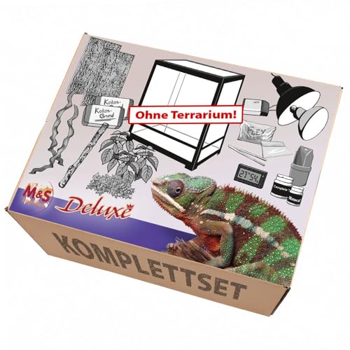 M&S Reptilien Komplettset Deluxe Chamäleon Zubehör ohne Terrarium