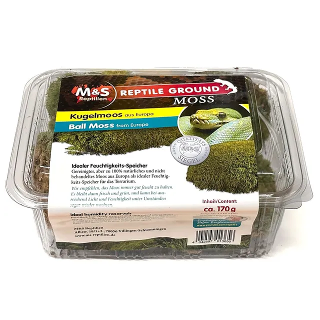 M&S Reptilien Kugelmoos Moos 2,5 l naturbelassen