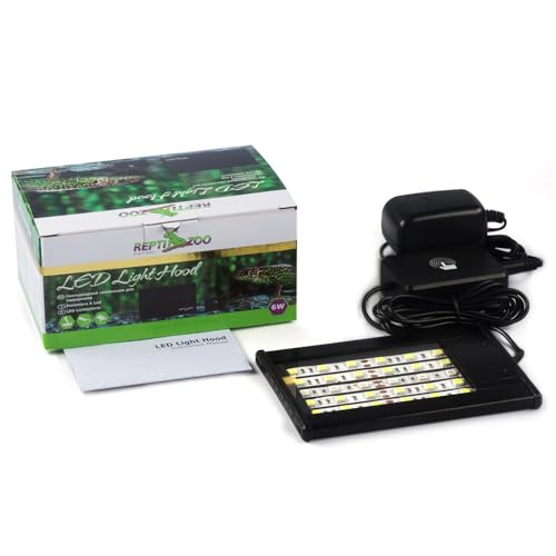 ReptiZoo LED001 Lichthaube Terrarium-Lampe 6 Watt 13x9 cm