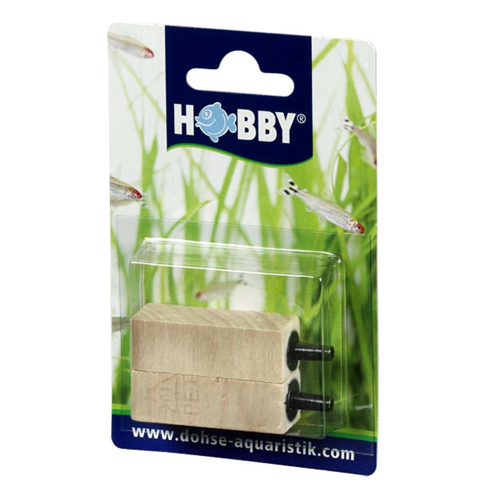 Hobby 00601 Lindenholzausströmer 75 mm 2 Stück feinperlig