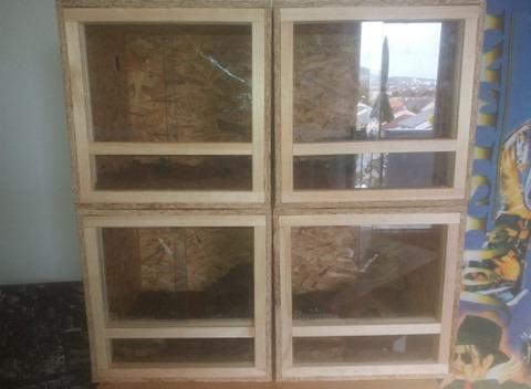 Repiterra Holzterrarium Terrarium 40x40x40 cm OSB