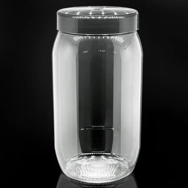 M&S Reptilien Klarsichtleerdose rund 1000 ml Schraubdeckel