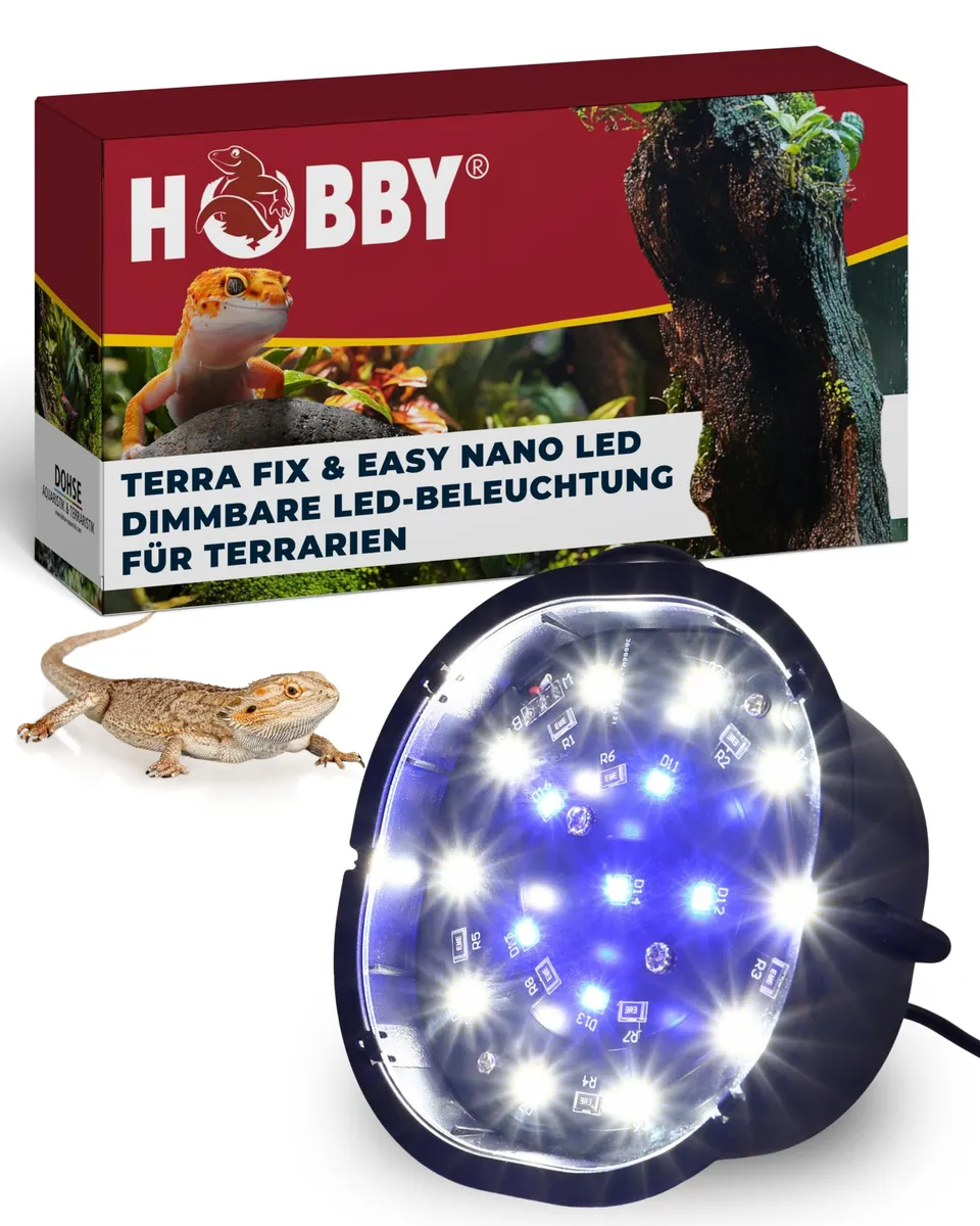 Hobby Terra Fix & Easy Nano LED Terrariumlampe dimmbar
