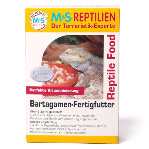 M&S Reptile Food Pogona Pellets 1000 ml Bartagamen