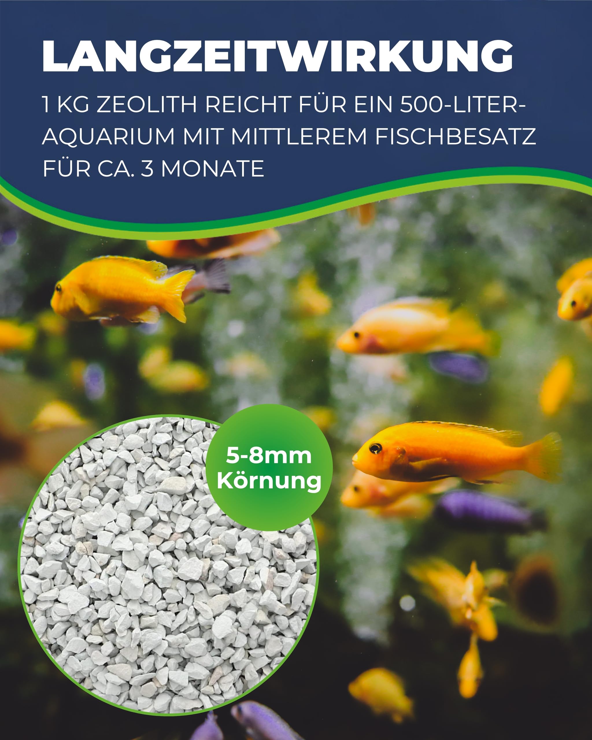 Hobby Terraristik Zeolith I Filtermaterial 500 g Ammoniumschutz