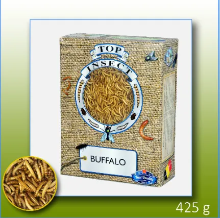 intipa Buffallowürmer Frostfutter 425 g gefroren