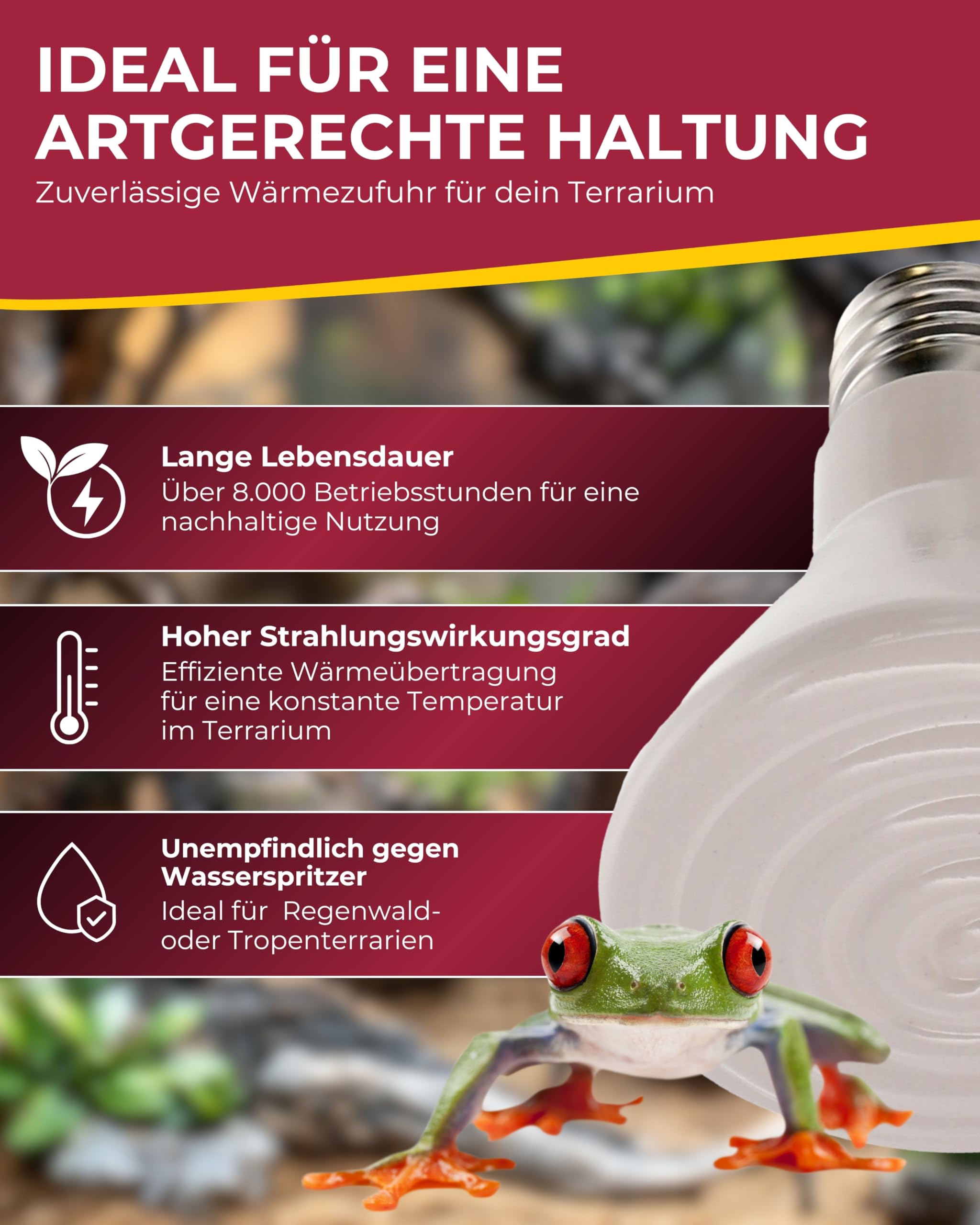 Hobby Elstein Strahler IOT 75 Dunkelstrahler 100 W ohne Licht