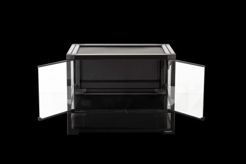 REPTI ZOO Easy-Build NRK0107 Glasterrarium 60x45x45 cm schwarz
