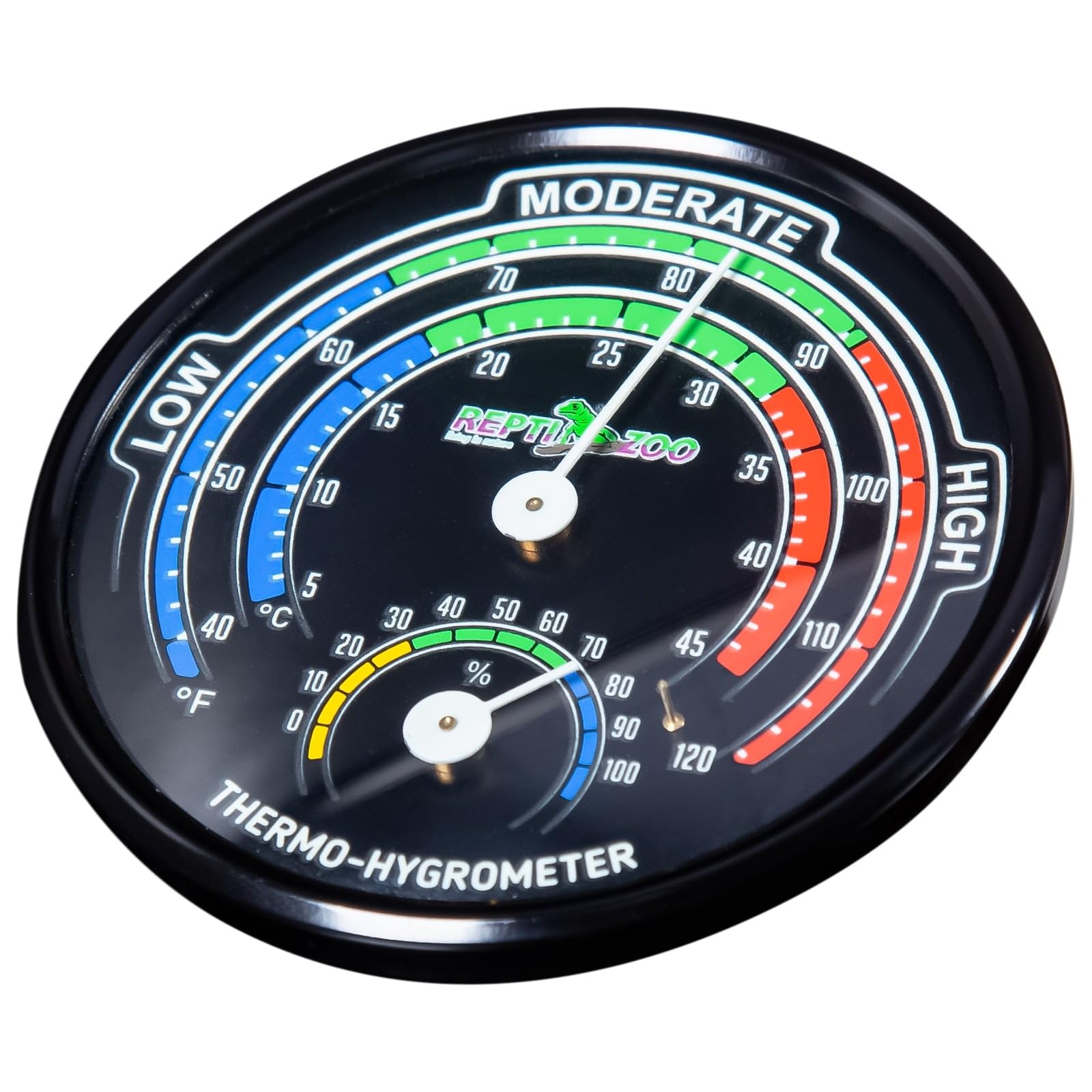 ReptiZoo Thermo-Hygrometer RHT04 mechanisch nachtleuchtend