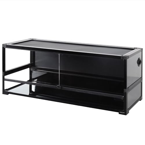 REPTI ZOO Easy-Build NRK0122 Glasterrarium 120x45x45 cm schwarz