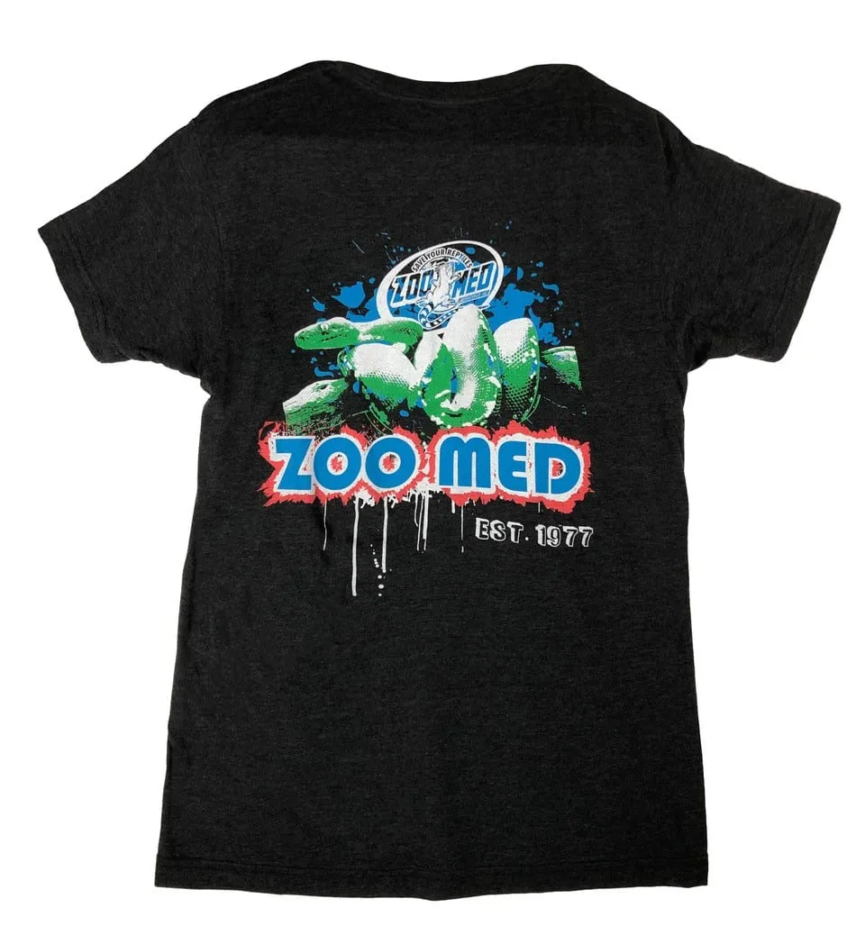 Zoo Med Python Logo T-Shirt Herren schwarz Baumwolle