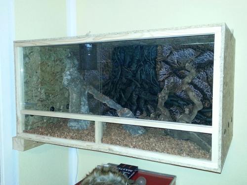 Repiterra Holzterrarium 120x60x60 cm OSB belüftet