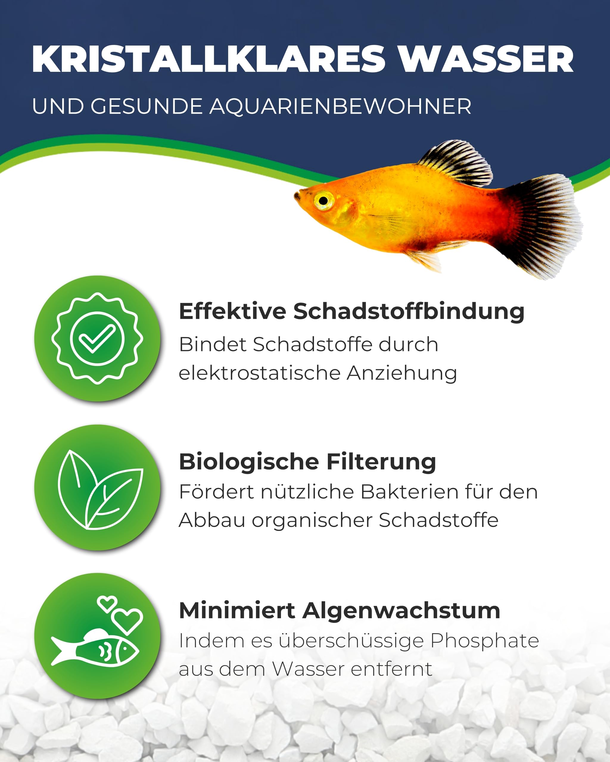 Hobby Terraristik Zeolith I Filtermaterial 500 g Ammoniumschutz