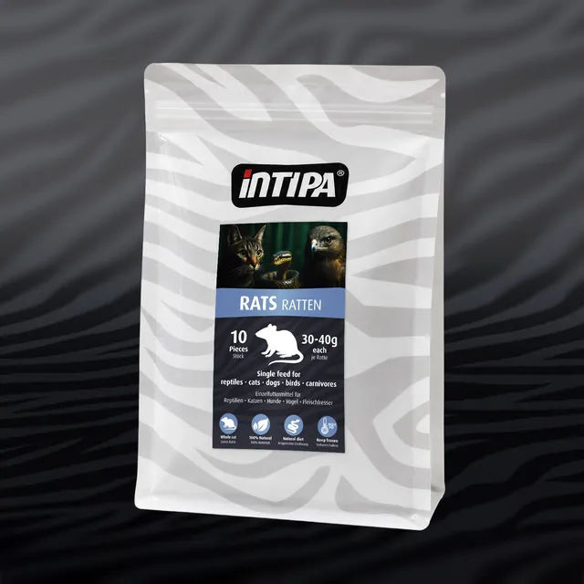 Intipa Ratten 30-40g Frostfutter 10 Stück ganz