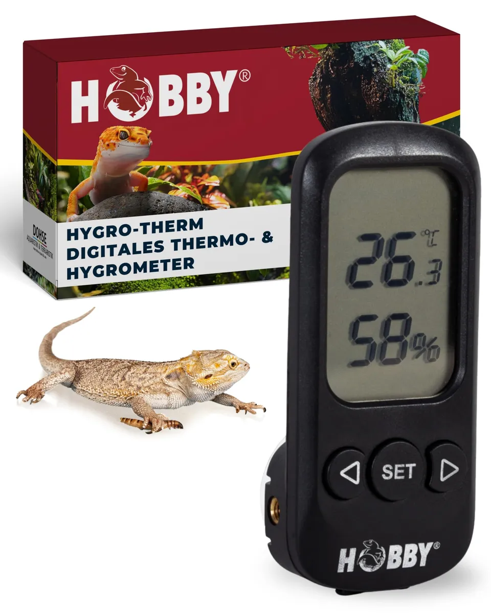 Hobby Terra Check Thermometer Hygrometer digital Alarm