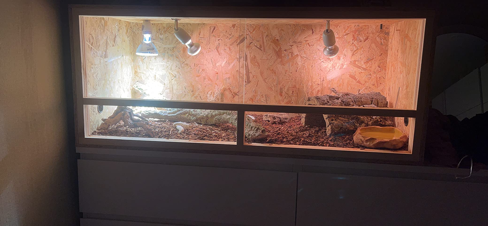 Repiterra Terrarium Seitenbelüftung Holzterrarium 120x50x50 robust
