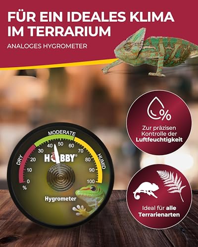 Hobby Hygrometer Analog Feuchtigkeitsmesser Selbstklebend