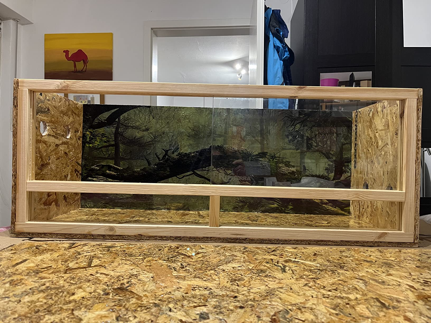 Repiterra Terrarium Holz 100x40x40 cm Seitenbelüftung OSB