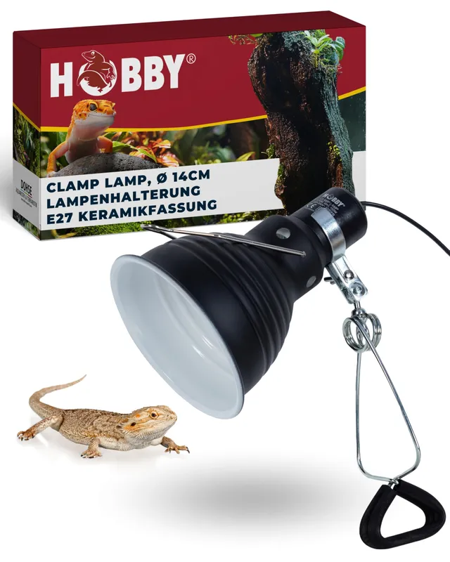 Hobby Clamp Lamp Terrariumleuchte 14 cm E27 Keramik