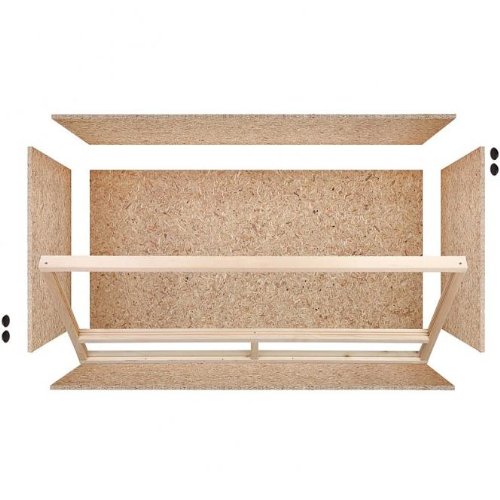 Repiterra Terrarium Holz 100x40x40 cm Seitenbelüftung OSB