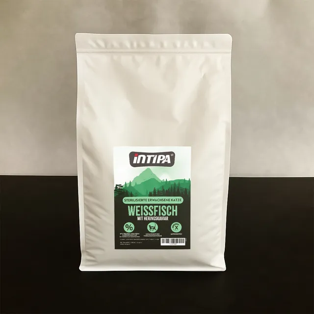 intipa CAT Weißfisch Heringskaviar Katzenfutter 5 kg