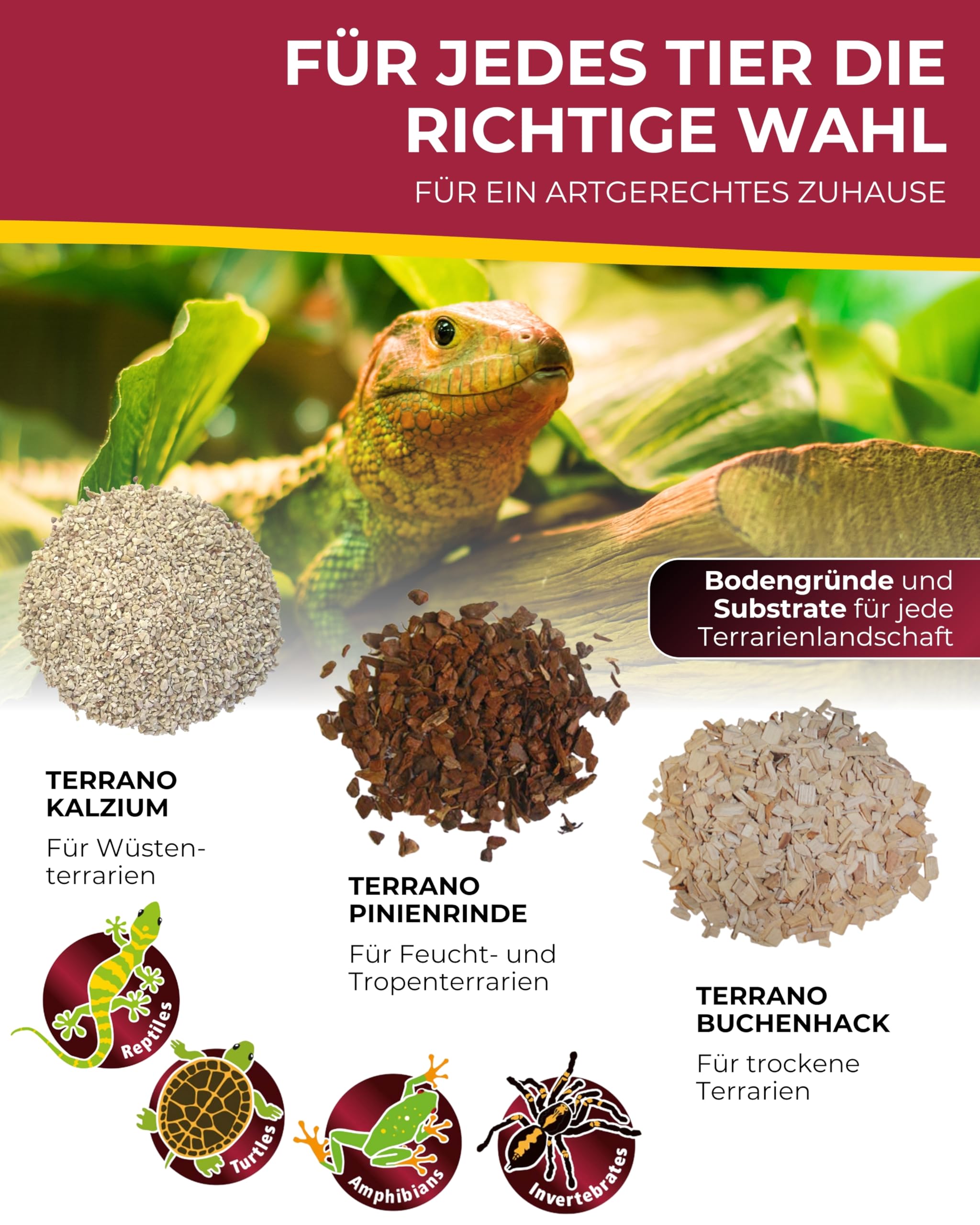 Hobby Terrano Kalzium Bodengrund 5 kg 2-3 mm natur