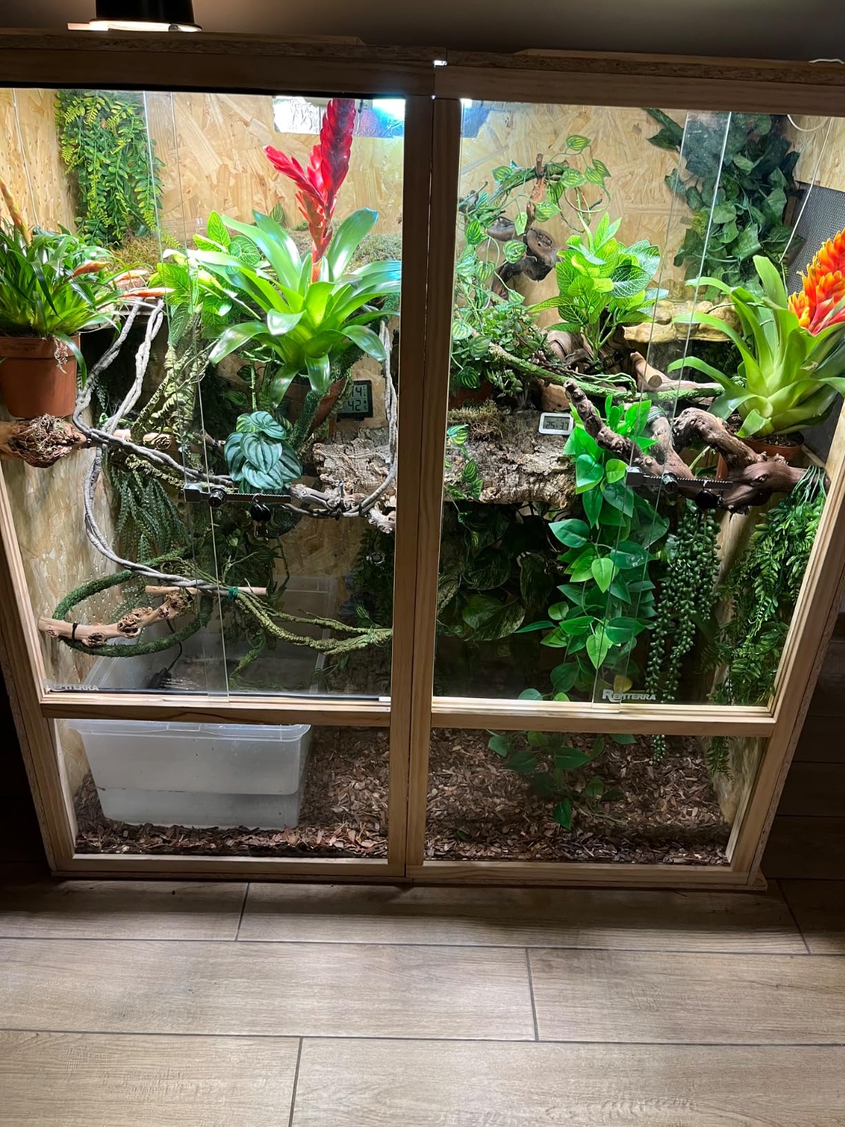 Repiterra Terrarium hoch 60x120x60 cm für Chamäleon