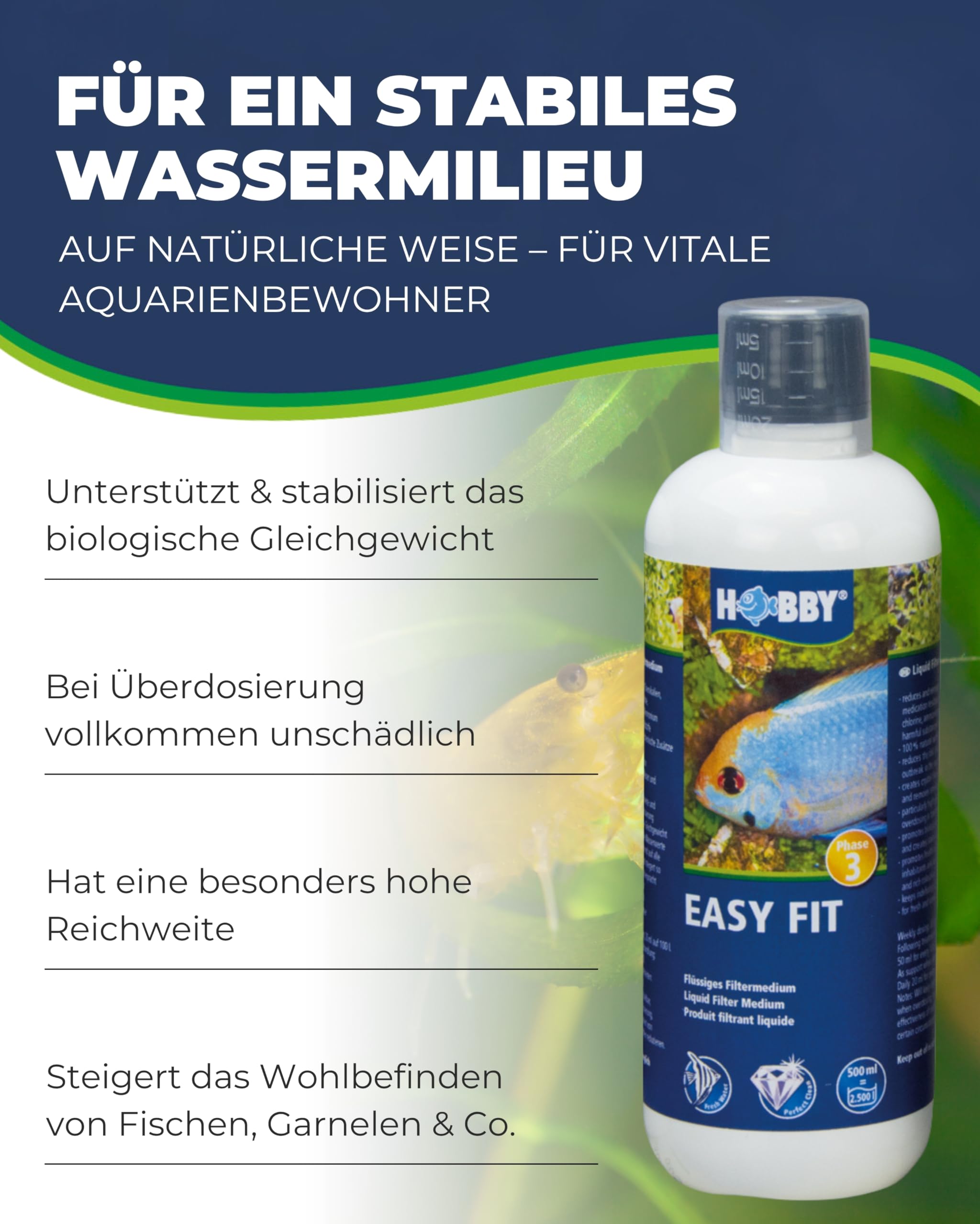 Hobby Easy Fit I Wasseraufbereiter 250 ml natürlich