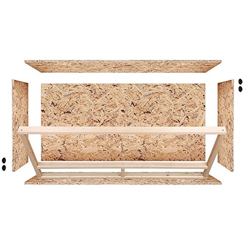 Repiterra Terrarium Holz 100x50x50 cm Seitenbelüftung OSB