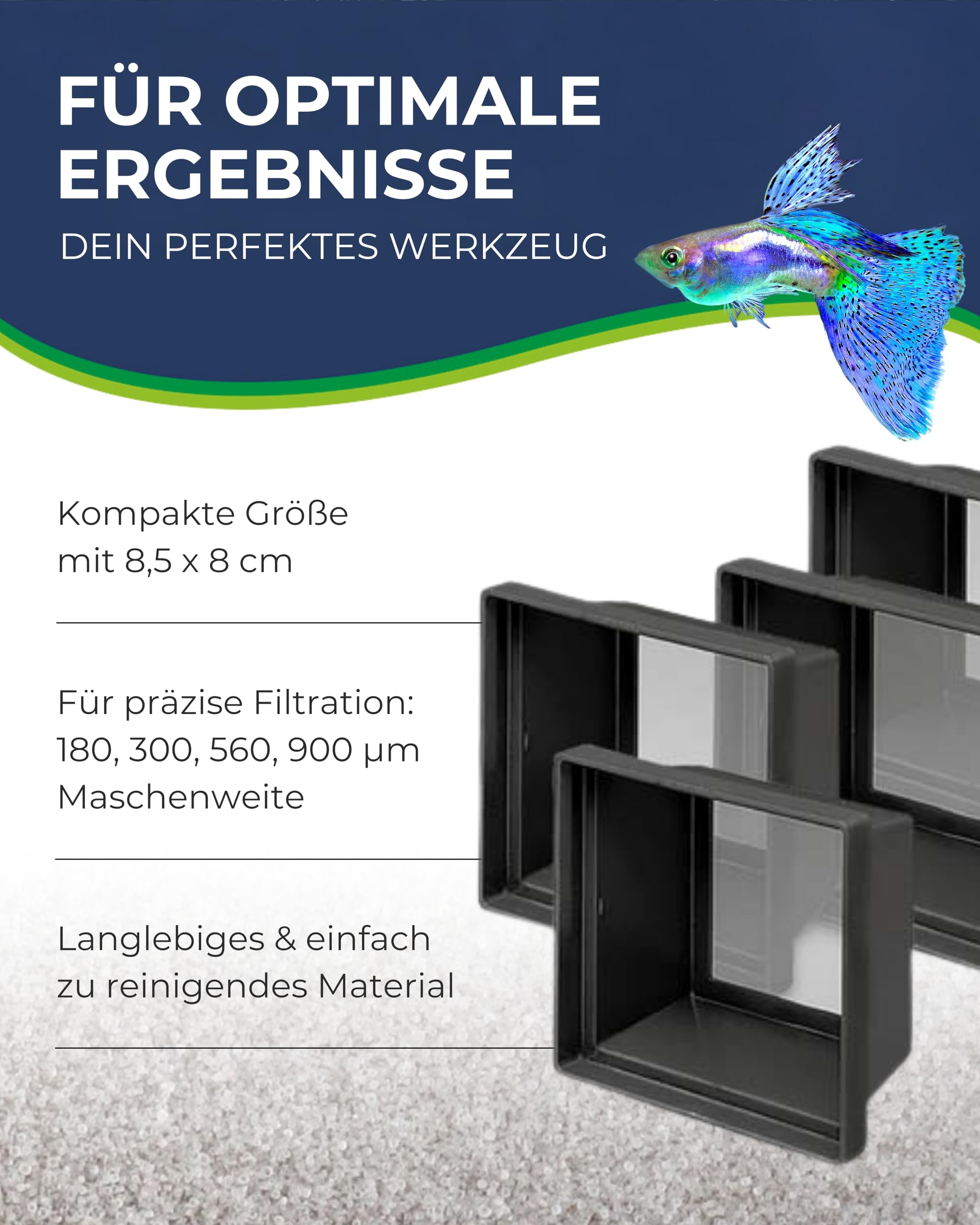 Hobby Siebkombination Artemia Siebset 4-teilig fein