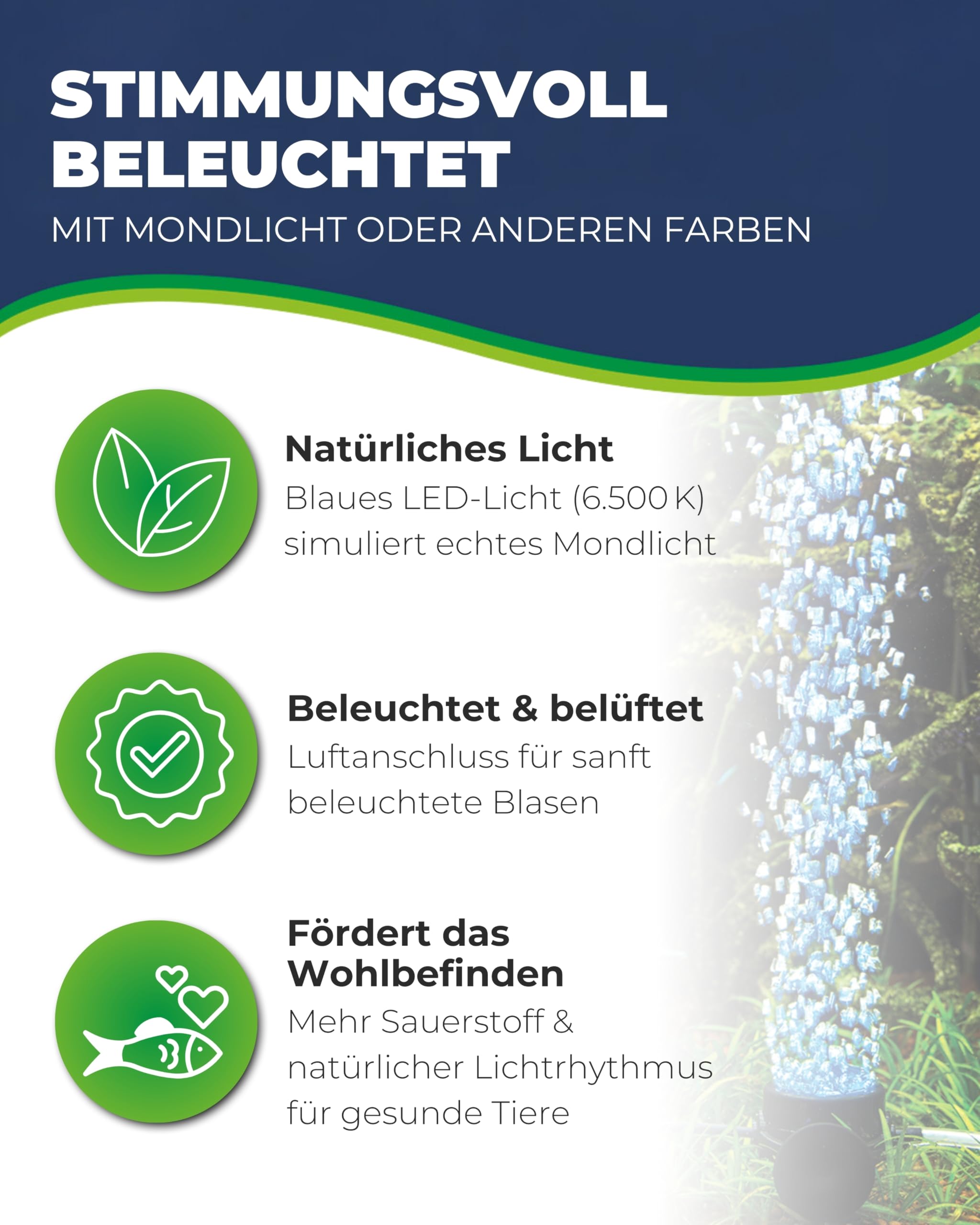 Hobby Bubble Air Spot Colour Moon LED Ausströmer