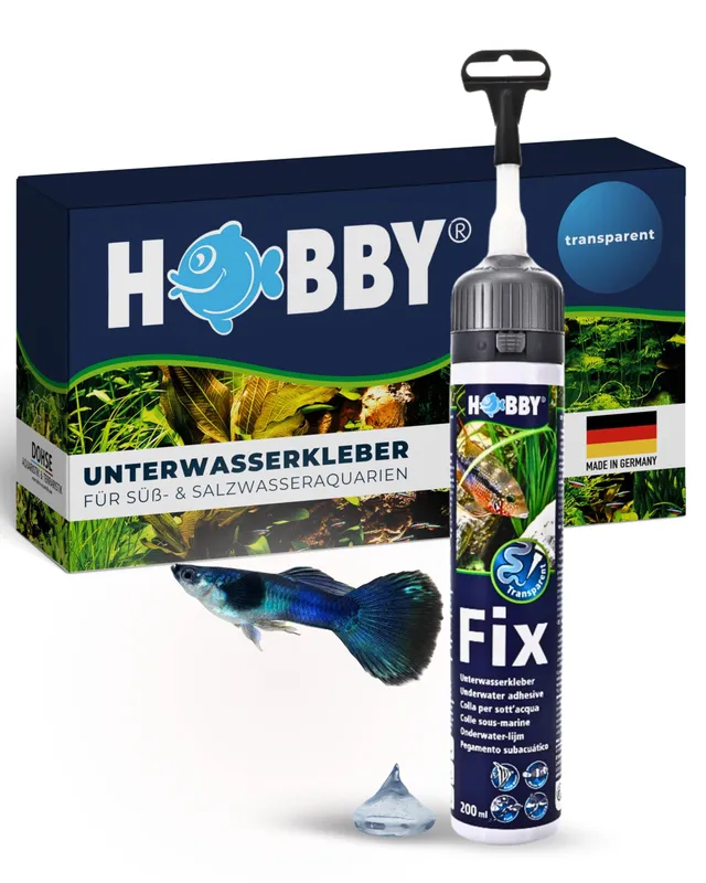 Hobby Fix Unterwasserkleber transparent 200 ml Kartusche