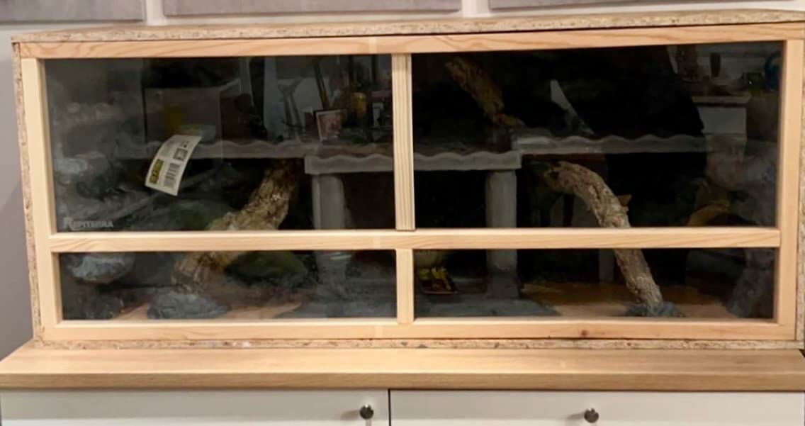 Repiterra Terrarium Seitenbelüftung Holzterrarium 120x50x50 robust